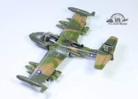⁦דגם מטוס להרכבה A-37A/B מטוס קרב אמריקאי מבית Hasegawa⁩ – תמונה ⁦4⁩