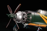 ⁦דגם מטוס להרכבה Mitsubishi J2M3 מטוס קרב יפני מבית Hasegawa⁩ – תמונה ⁦5⁩