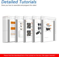 ⁦ערכת רובוט נמלה לתכנות עם בקר תואם ארדואינו כולל מטריצת לד חיישן אולטרסוני ושלט רחוק מבית Freenove⁩ – תמונה ⁦6⁩