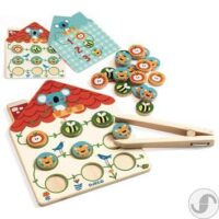 ⁦Pinstou - פינצו משחק מיומנות בנושא ספירה וקשר עין יד לפעוטות  מבית DJECO צרפת⁩ – תמונה ⁦4⁩