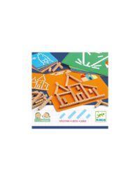 ⁦משחק התפתחות העתקה במקלות  בנושא ספירה ומידות אורך Eduludo Batonnets  מבית DJECO צרפת⁩ – תמונה ⁦4⁩