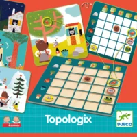 Eduludo Topologix- משחק התפתחות מעשיר בנושא יחסים מרחביים והיגיון מבית DJECO צרפת