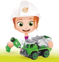 ⁦ערכת הרכבה לילדים משאית בנייה עם שליטה מרחוק RC Waste Truck מבית Buki צרפת⁩ – תמונה ⁦8⁩