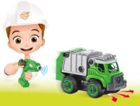 ⁦ערכת הרכבה לילדים משאית בנייה עם שליטה מרחוק RC Waste Truck מבית Buki צרפת⁩ – תמונה ⁦9⁩