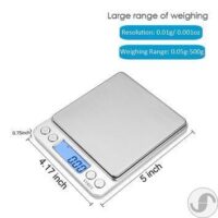 ⁦משקל כיס דיגיטלי מקצועי 500 גרם ודיוק 0.01 גרם XSCALE⁩ – תמונה ⁦2⁩