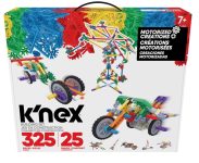 קונקס קלאסיק ממונע - ערכת הרכבה עם מנוע קפיץ 325 חלקים 25 דגמים מבית K'nex - קנקס