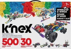 קונקס קלאסיק גלגלים וכנפיים - ערכת הרכבה 500 חלקים 30 דגמים מבית K'nex - קנקס