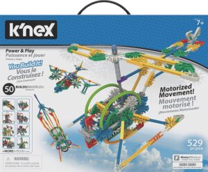קונקס אימג'ין Power and Play - ערכת הרכבה ממונעת 529 חלקים 50 דגמים מבית K'nex - קנקס
