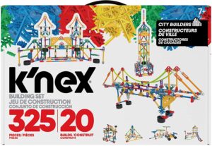 קונקס קלאסיק בנייה עירונית - ערכת הרכבה 325 חלקים 20 דגמים מבית K'nex - קנקס City builders