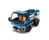 ⁦ערכת הרכבה לילדים מערבל בטון על שלט 2 ב-1 מ394 חלקים תואם לגו טכני מבית Qihui⁩ – תמונה ⁦4⁩