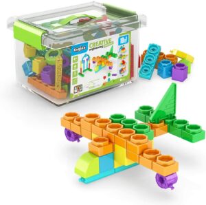 ערכת הרכבה אנג'ינו  Creative Engineering Junior להרכבת 10 מודלים הנדסיים לגילאי 4 ומעלה