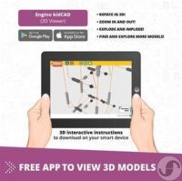 ⁦משחק הרכבה הנדסית 8 מודלים אנג'ינו מכניקס חוקי ניוטון למידה הרכבה וחקר בערכת הרכבה אחת - Engino Newton's Laws STEM⁩ – תמונה ⁦4⁩