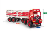 ⁦הרכבה ממתכת לילדים עם הברגה - Premium Truck עם 1141 חלקים 10 דגמים מסדרת CONSTRUCTOR מבית ALEXANDER⁩ – תמונה ⁦6⁩