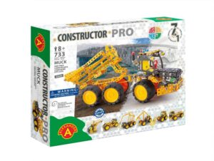 הרכבה ממתכת לילדים עם הברגה - MUCK עם 733 חלקים 7 דגמים מסדרת CONSTRUCTOR PRO מבית ALEXANDER