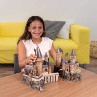 ⁦פאזל תלת מימד לבניית מודל טירת הוגוורטס - ההיכל הגדול מהארי פוטר מבית CubicFun⁩ – תמונה ⁦12⁩
