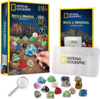 ⁦ערכה מדעית לילדים - Rock And Mineral Starter Kit - ערכת מחקר לסלעים ומינרלים 15 דוגמיות מבית National Geographic⁩ – תמונה ⁦7⁩