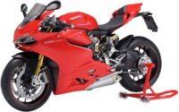 ⁦מודל להדבקה של אופנוע דוקאטי Ducati 1199 Panigale S בקנה מידה 1:12 מבית Tamiya יפן⁩ – תמונה ⁦10⁩