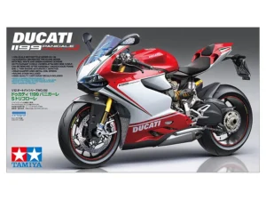 מודל להדבקה של אופנוע דוקאטי Ducati 1199 Panigale S בקנה מידה 1:12 מבית Tamiya יפן