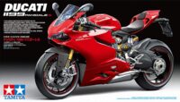 ⁦מודל להדבקה של אופנוע דוקאטי Ducati 1199 Panigale S בקנה מידה 1:12 מבית Tamiya יפן⁩ – תמונה ⁦8⁩