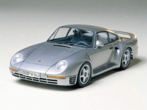 מודל להדבקה של רכב ספורט פורשה Porsche 959 בקנה מידה 1:24 מבית Tamiya יפן