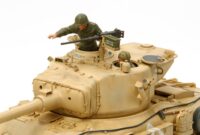 ⁦דגם טנק להרכבה שרמן M51 בקנה מידה 1:35 מבית Tamiya יפן⁩ – תמונה ⁦4⁩
