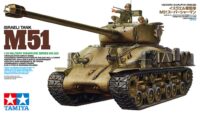 דגם טנק להרכבה שרמן M51 בקנה מידה 1:35 מבית Tamiya יפן