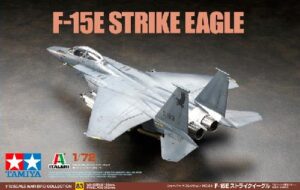 מודל להדבקה של מטוס קרב F-15E בקנה מידה 1:72 מבית Tamiya יפן