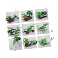 ⁦הרכבה ממתכת לילדים עם הברגה - Super Truck עם 867 חלקים 10 דגמים מסדרת CONSTRUCTOR מבית ALEXANDER⁩ – תמונה ⁦3⁩