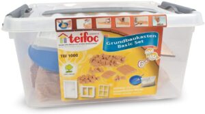 ערכת בנייה מלבנים ומלט - קיט מתחילים - Basic Starter Set לילדים מבית teifoc גרמניה