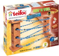 ערכת בנייה מלבנים ומלט - גשר הגולות  - Run n Roll Marble Run מבית teifoc גרמניה