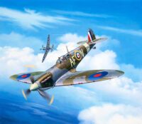 ⁦מודל להדבקה מטוס קרב בריטי דגם ספיטפייר Spitfire Mk.Vb מבית Revell⁩ – תמונה ⁦11⁩