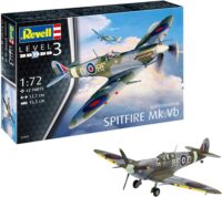 ⁦מודל להדבקה מטוס קרב בריטי דגם ספיטפייר Spitfire Mk.Vb מבית Revell⁩ – תמונה ⁦5⁩