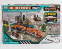 ⁦Oil Refinery Train - מסלול פסי רכבת להרכבה עם רכבת  חשמלית לאספקת דלק ותחנת בית זיקוק⁩ – תמונה ⁦5⁩