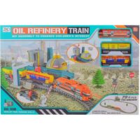 Oil Refinery Train - מסלול פסי רכבת להרכבה עם רכבת  חשמלית לאספקת דלק ותחנת בית זיקוק