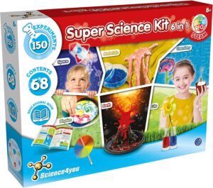 ערכת ניסויי המדע המורחבת שלי Super Science Kit 6in1 מבית Science4you