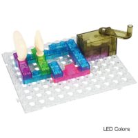 ⁦ערכת הרכבה בנושא אלקטרוניקה - חיישן עצב Circuit Blox מ35 חלקים עם 72 ניסויים מבית e-blox⁩ – תמונה ⁦2⁩