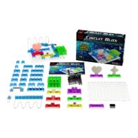 ⁦ערכת הרכבה בנושא אלקטרוניקה - חיישן עצב Circuit Blox מ35 חלקים עם 72 ניסויים מבית e-blox⁩ – תמונה ⁦4⁩