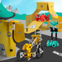 ⁦משחק הרכבה לילדים המוסך - דה אוף ביטס - מעל 200 חלקים -The OFF Bits  - GARAGEBIT KIT⁩ – תמונה ⁦2⁩