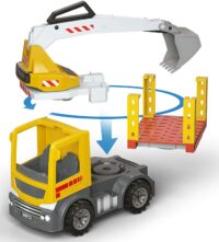 ⁦משחק הרכבה משאיות למתחילים Easy Starter Trucks מסדרת JUNIOR לבניית 2 מודלים 24 חלקים מבית FischerTechnik⁩ – תמונה ⁦3⁩