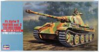 מודל להדבקה טנק פנתר “Pz.Kpfw V PANTHER ausf. G “STEEL WHEEL VERSION מבית Hasegawa היפנית