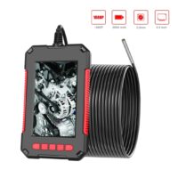 ⁦מצלמת נחש אנדוסקופ עם מסך מובנה LCD 4.3  באורך 10 מטר  איכות צילום Full HD 1080P וקוטר עדשה 3.9 מ"מ⁩ – תמונה ⁦2⁩