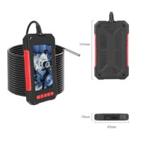 ⁦מצלמת נחש אנדוסקופ עם מסך מובנה LCD 4.3  באורך 10 מטר  איכות צילום Full HD 1080P וקוטר עדשה 3.9 מ"מ⁩ – תמונה ⁦3⁩