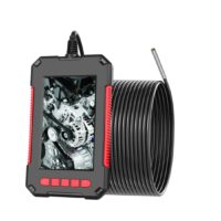 מצלמת נחש אנדוסקופ עם מסך מובנה LCD 4.3  באורך 10 מטר  איכות צילום Full HD 1080P וקוטר עדשה 3.9 מ"מ