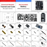 ⁦ערכת כלב רובוטי לתכנות עם בקר מסוג ESP32 לבניית רובוט נשלט דרך אפליקציה דרך הסמארטפון⁩ – תמונה ⁦4⁩