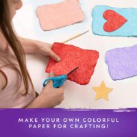 ⁦ערכת יצירה Paper Making Craft Kit - ערכת יצירת נייר מבית National Geographic⁩ – תמונה ⁦3⁩