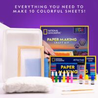 ⁦ערכת יצירה Paper Making Craft Kit - ערכת יצירת נייר מבית National Geographic⁩ – תמונה ⁦5⁩