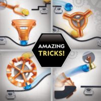 ⁦ערכת מסלול גולות מגנטי 100 חלקים - Magnetic Marble Run מבית National Geographic⁩ – תמונה ⁦2⁩