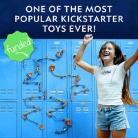 ⁦ערכת מסלול גולות מגנטי 100 חלקים - Magnetic Marble Run מבית National Geographic⁩ – תמונה ⁦3⁩