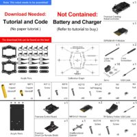 ⁦ערכה לבניית רובוט עכביש בסביבת ארדואינו Arduino הנשלט דרך תוכנה שלט או אפליקציית טלפון - Freenove Hexapod Robot⁩ – תמונה ⁦6⁩