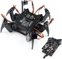 ערכה לבניית רובוט עכביש בסביבת ארדואינו Arduino הנשלט דרך תוכנה שלט או אפליקציית טלפון - Freenove Hexapod Robot